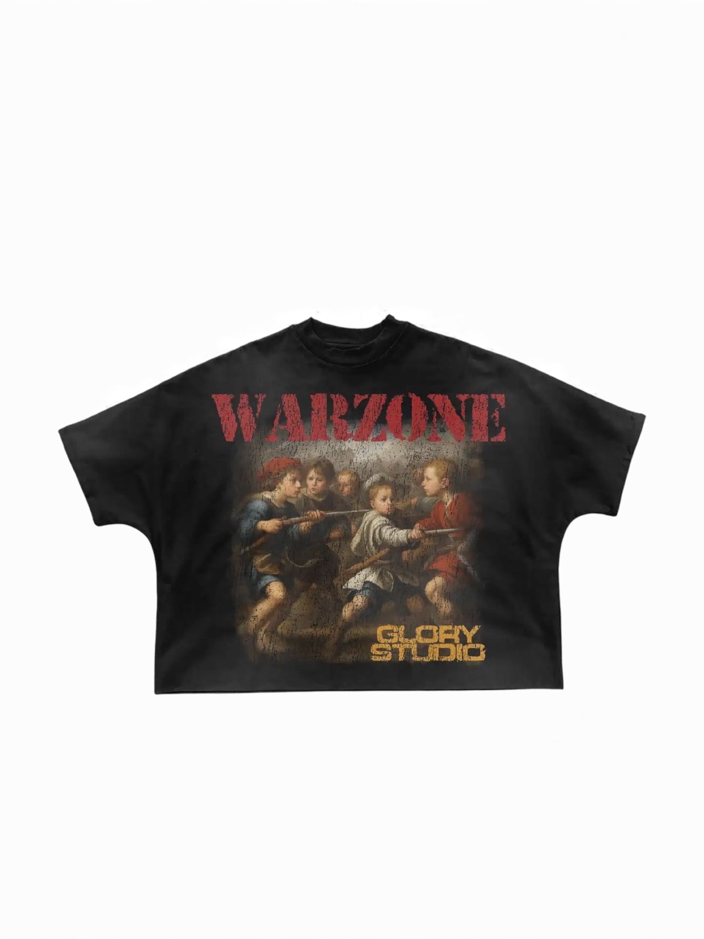 Crown Of Glory "WARZONE" Cropped Tee